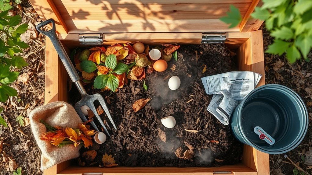 balanced materials for effective composting