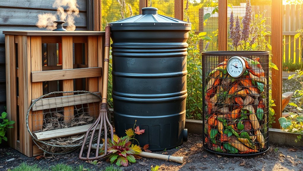 basic composting bins for home use