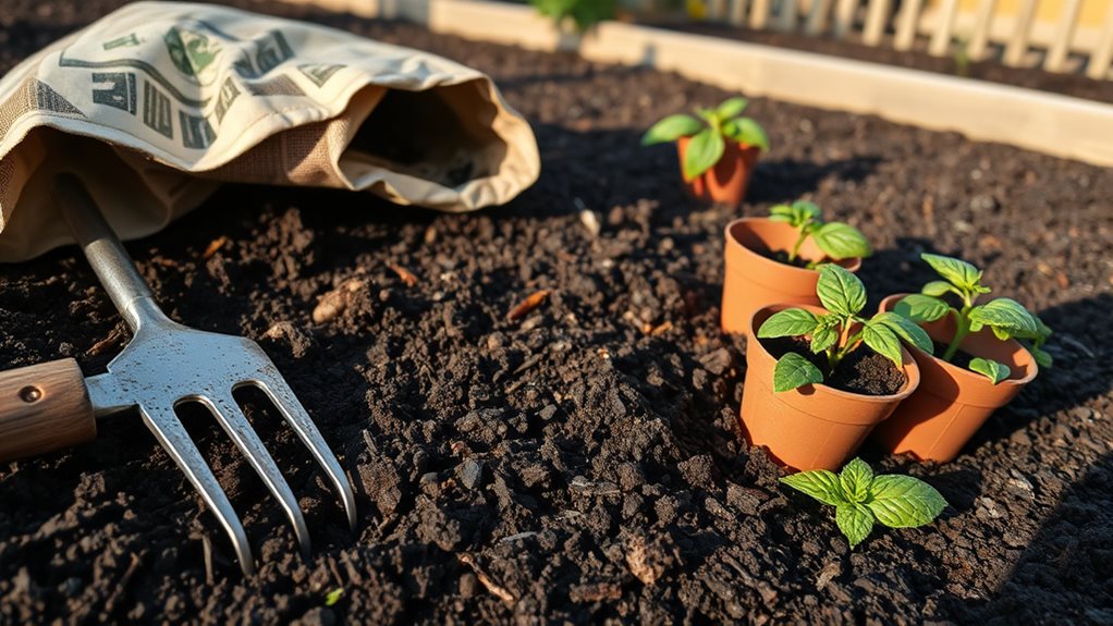 cultivate fertile well structured garden soil