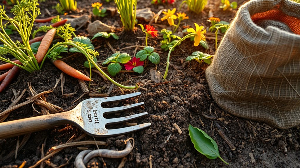 ecological balance through no till gardening