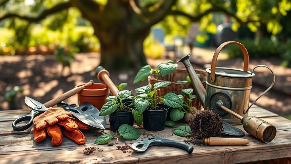 essential quality gardening equipment hand tools; gardening equipment list