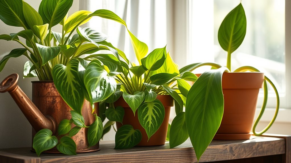 forgiving adaptable resilient starter plants; basic house plants