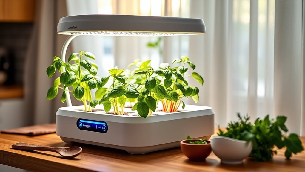 hands off automated indoor gardening experience