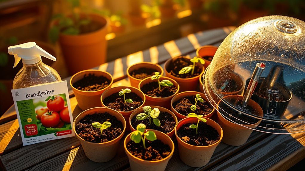 ideal conditions enable seed germination