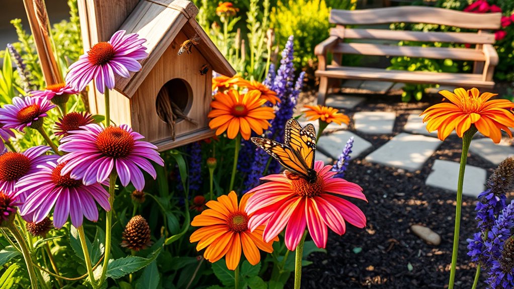 pollinator friendly season spanning sustainable gardening
