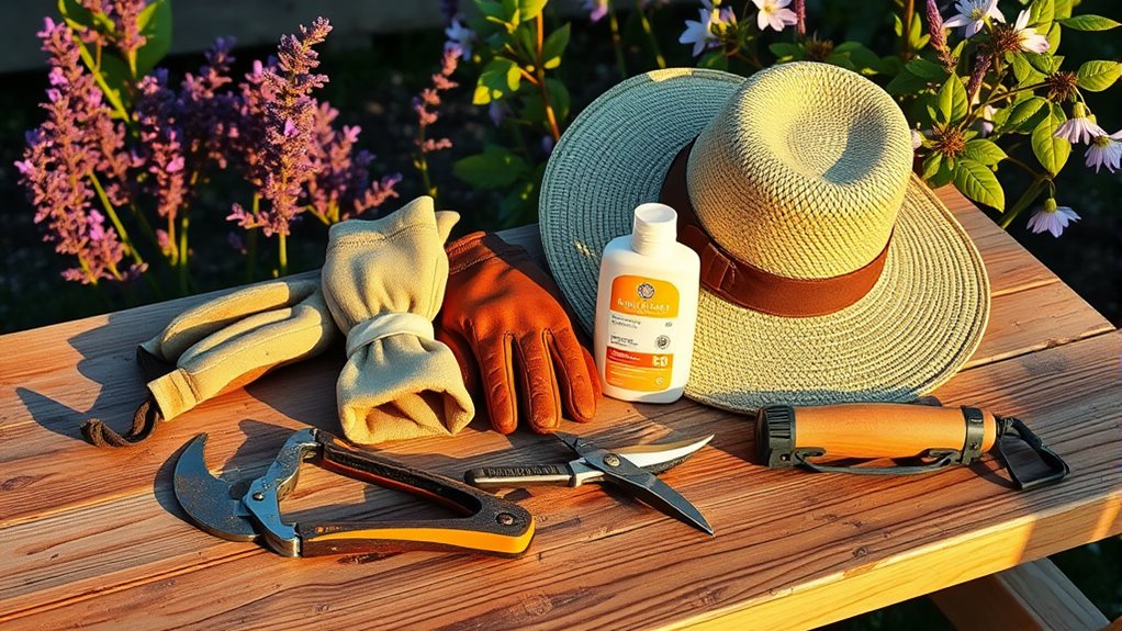 safety essential for gardening