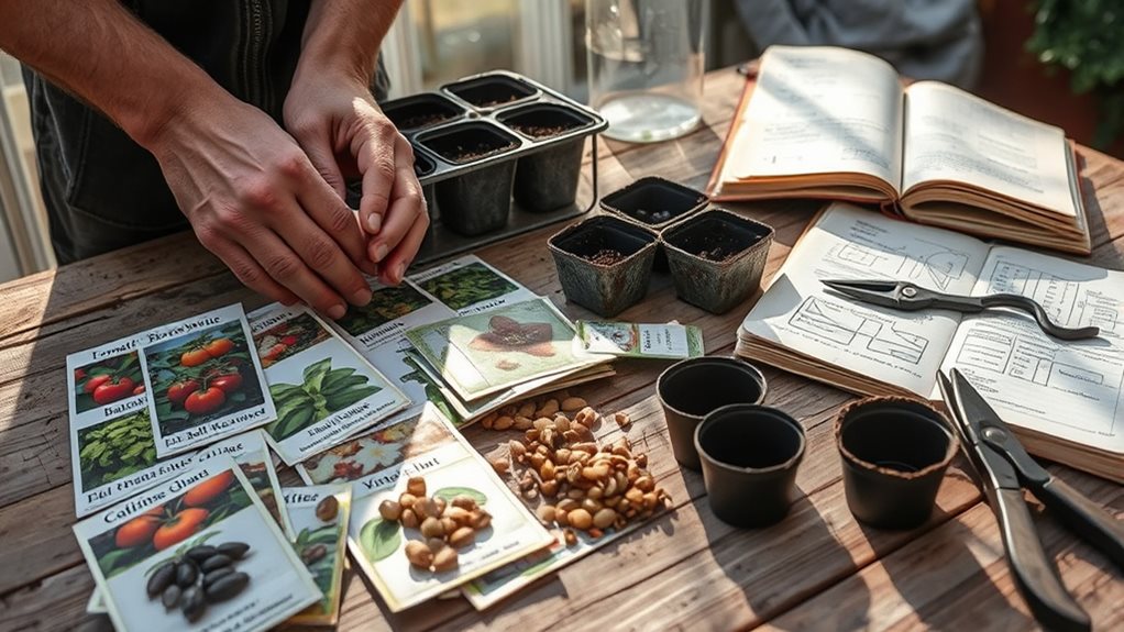 seed selection and packet decoding