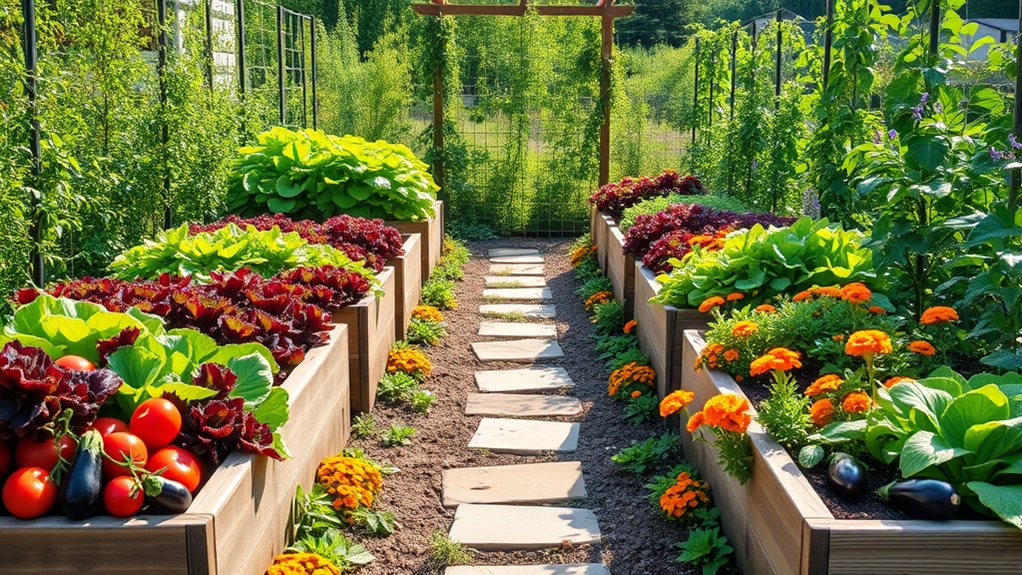 thoughtful plant selection and arrangement