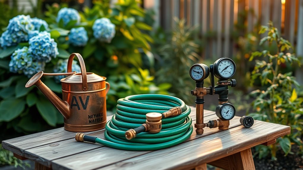 watering equipment for healthy growth