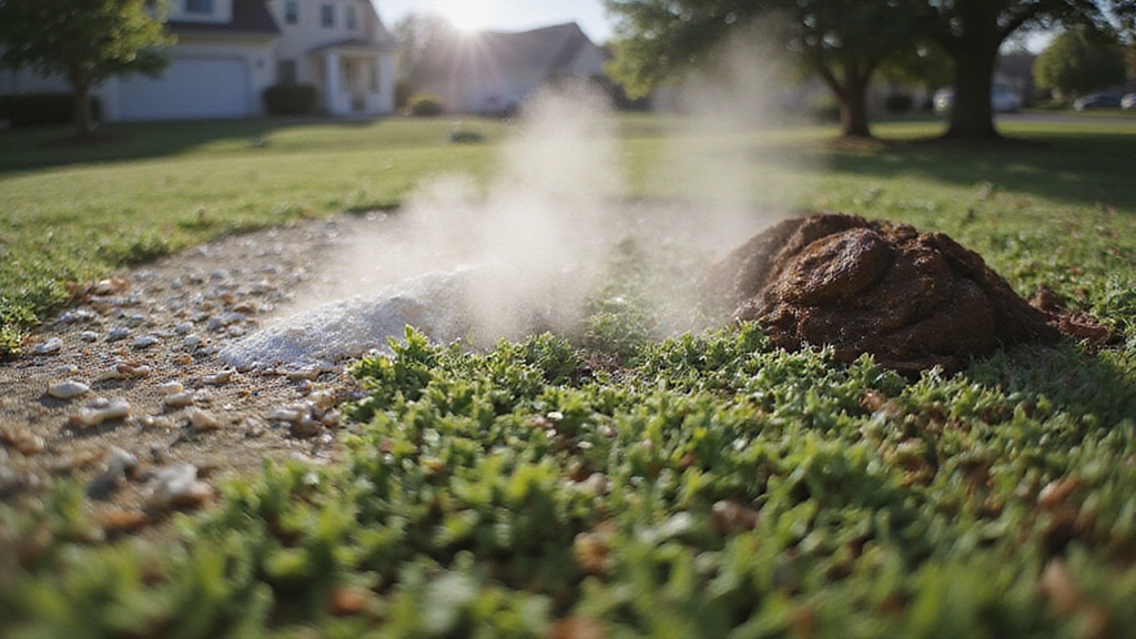 granular liquid organic lawn formulations