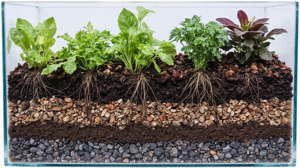 layered container gardening approach for growth