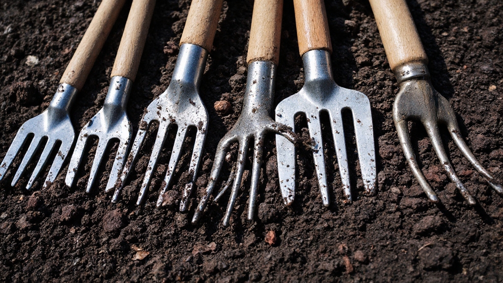 matching garden fork to soil