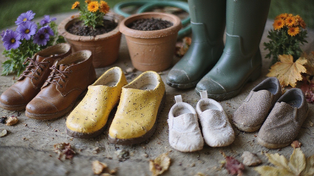 materials for gardening footwear comfort; best gardening shoes