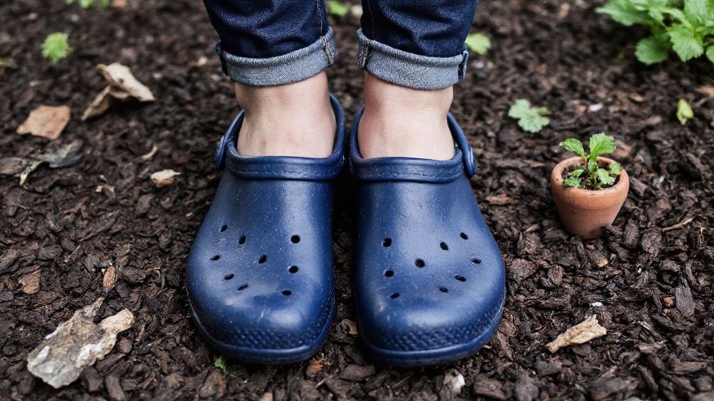 measure feet timing position selection; best gardening shoes for women